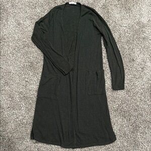 Caution To The Wind Black Striped Cardigan